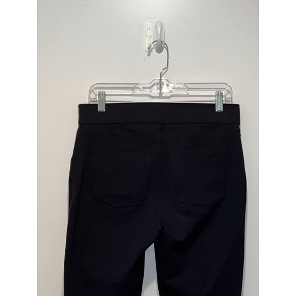 Spanx Black Slim Fit Ankle Length Straight Leg Women's Pants Size L - Picture 6 of 11
